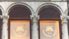glass windows with frosted lion: between 1909 and 1914, the Procuratie Vecchie building in Venice, wich housed the Veneto Head Office, was radically refurbished