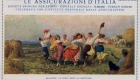 Assicurazioni d'Italia (Assitalia) advertising postcard: (O. Ballerio, around 1925)