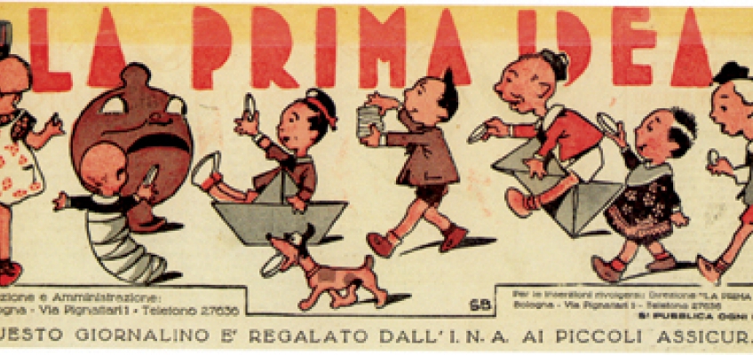 'La prima idea' Ina's newsletter for young policy-holders: (1949/50)